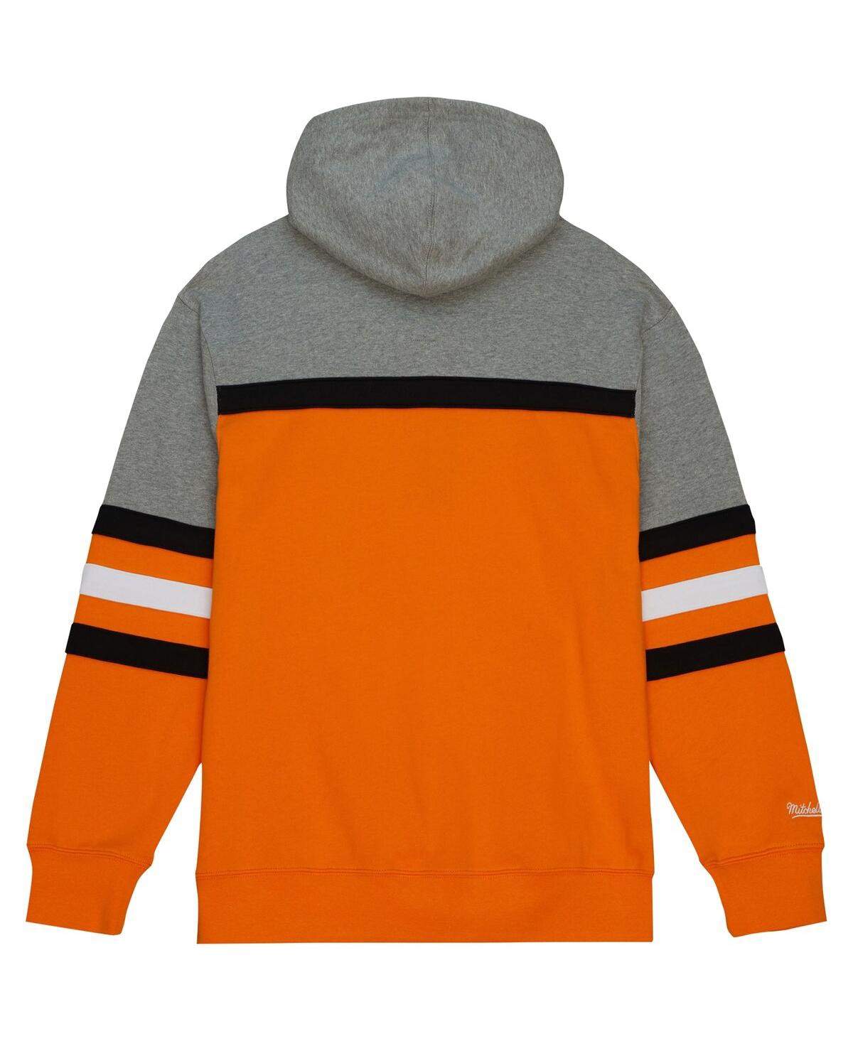 Men's Mitchell & NessTennessee Volunteers Head Coach Pullover Hoodie - Orange