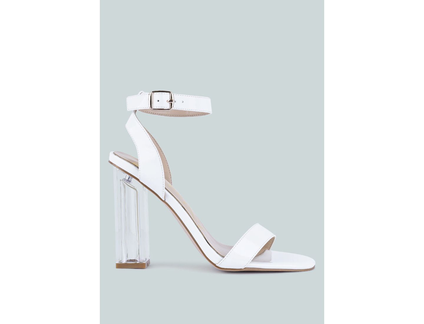 Женские сандалии London Rag Poloma Clear Block Heel Party, цвет: Розовый — фото 2