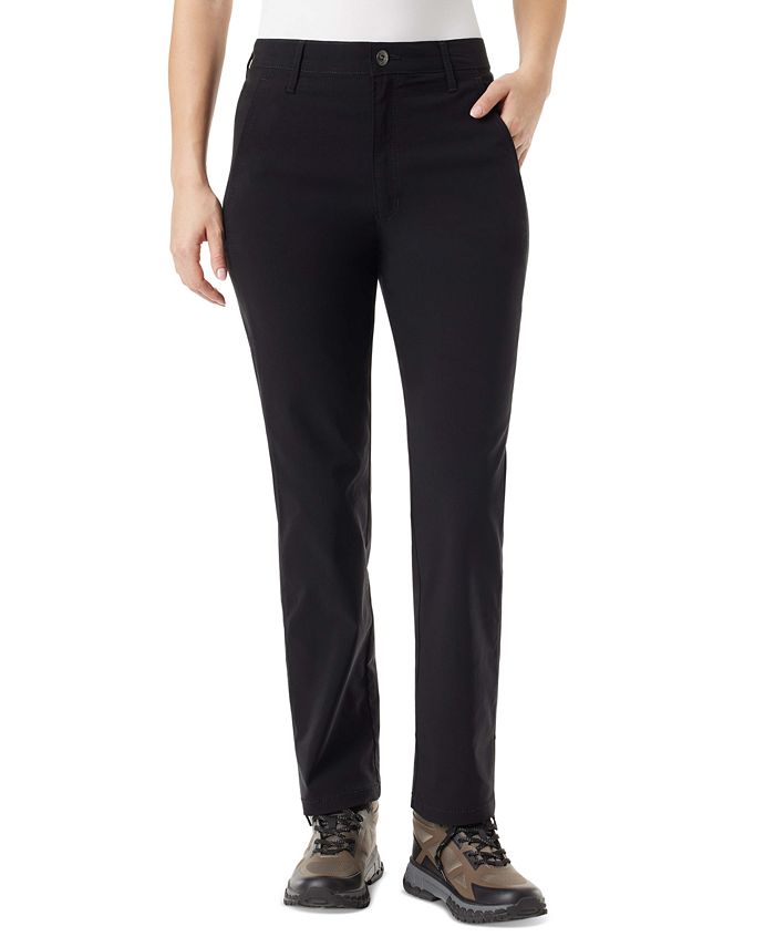 Bass Outdoor Women's Comfort-Fit Anywhere Pants - Black Beauty - Size 6