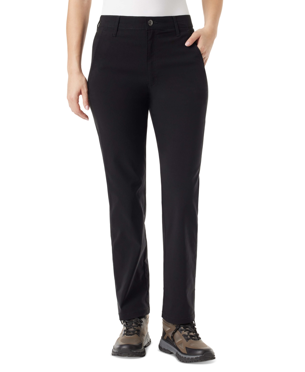 Shop Bass Outdoor Women's Comfort-fit Anywhere Pants In Black Beauty
