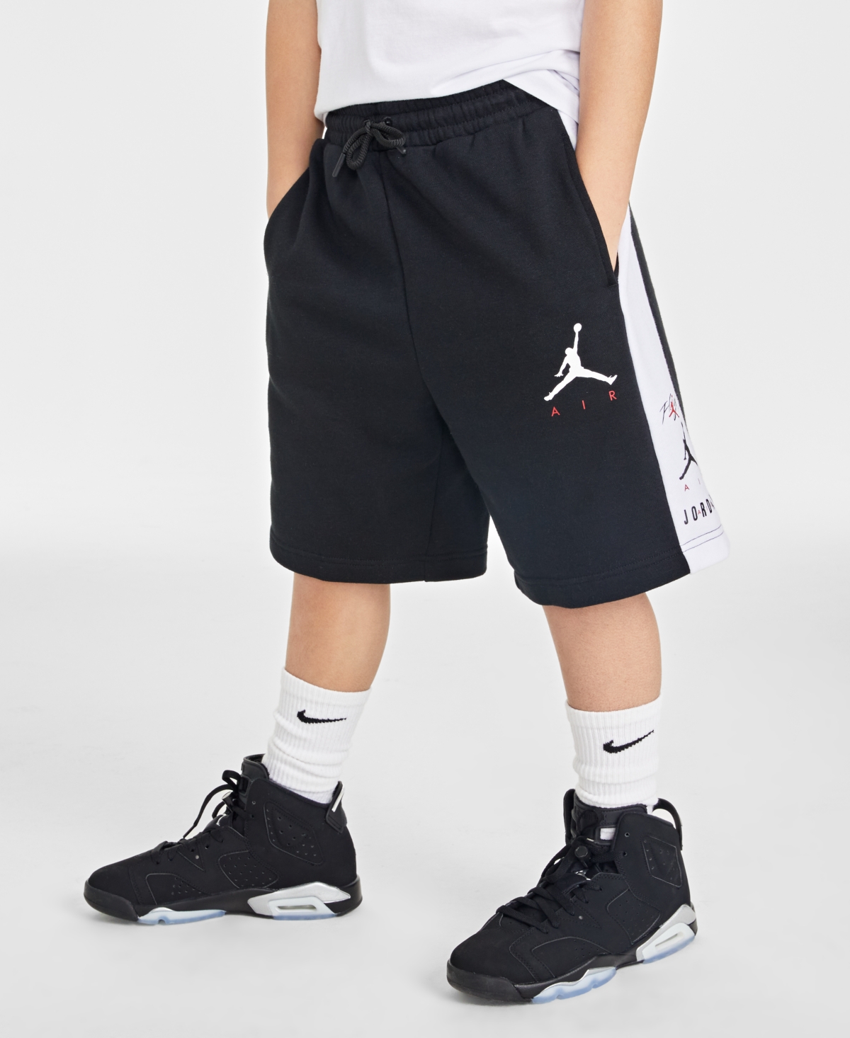 Jordan Big Boys Triple Threat Drawcord Shorts