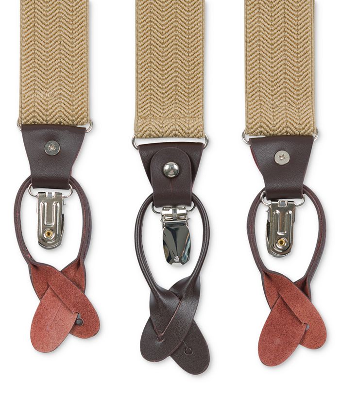 ConStruct Men's Herringbone Suspenders Macy's