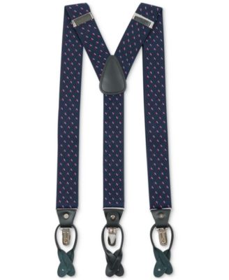 ConStruct - Men's Geometric Print Suspenders