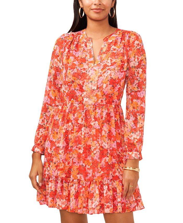Vince camuto tulip bell sleeve dress discount