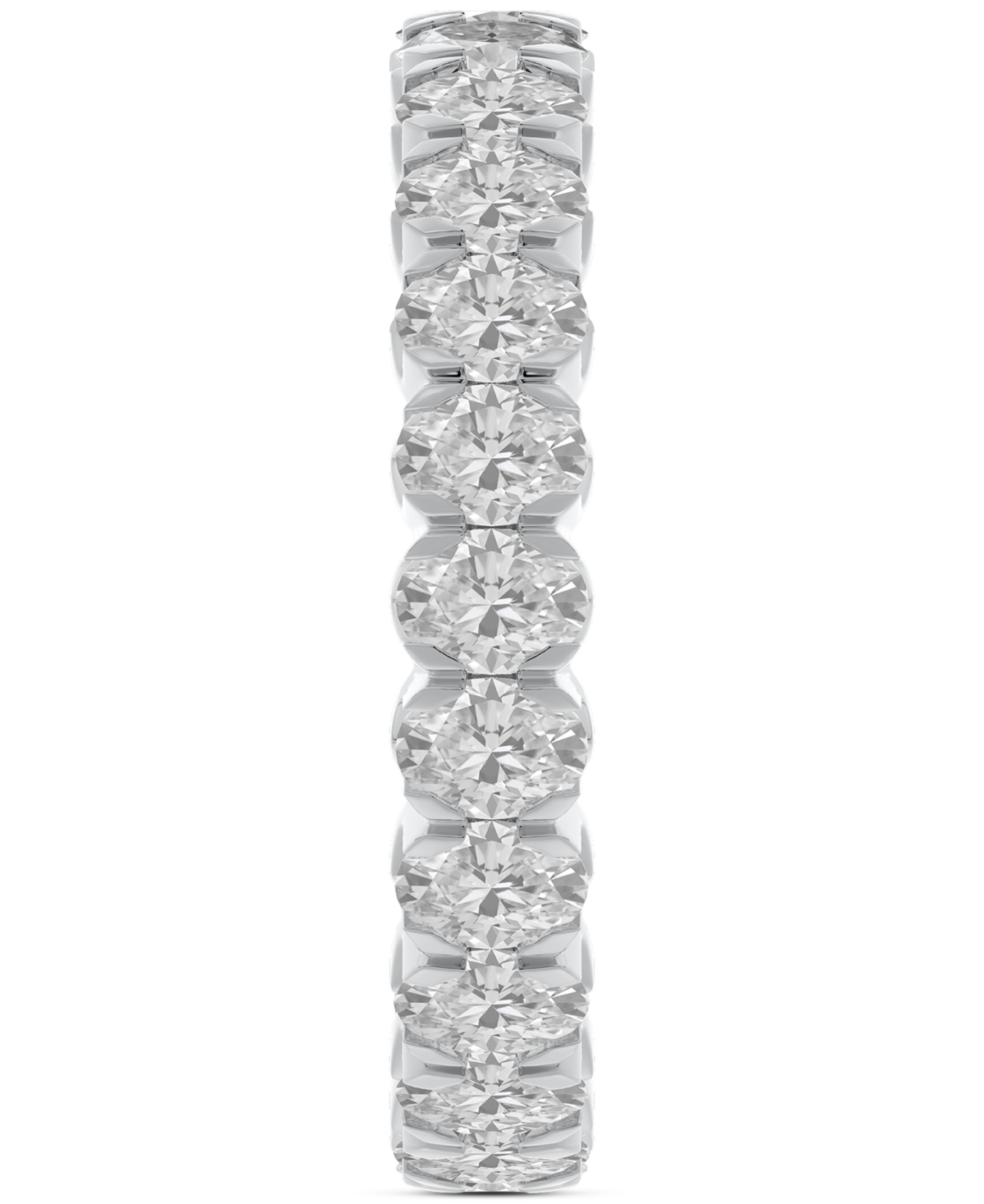 Diamond Oval-Cut Eternity Band (2 ct. t.w.) 14k Gold (Also Platinum)
