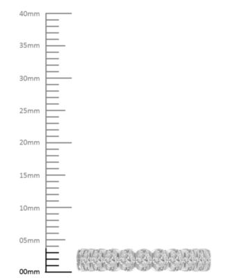 Diamond Oval-Cut Eternity Band (2 ct. t.w.) in 14k Gold (Also in Platinum)