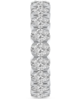 Diamond Oval-Cut Eternity Band (4 ct. t.w.) in 14k Gold (Also in Platinum)