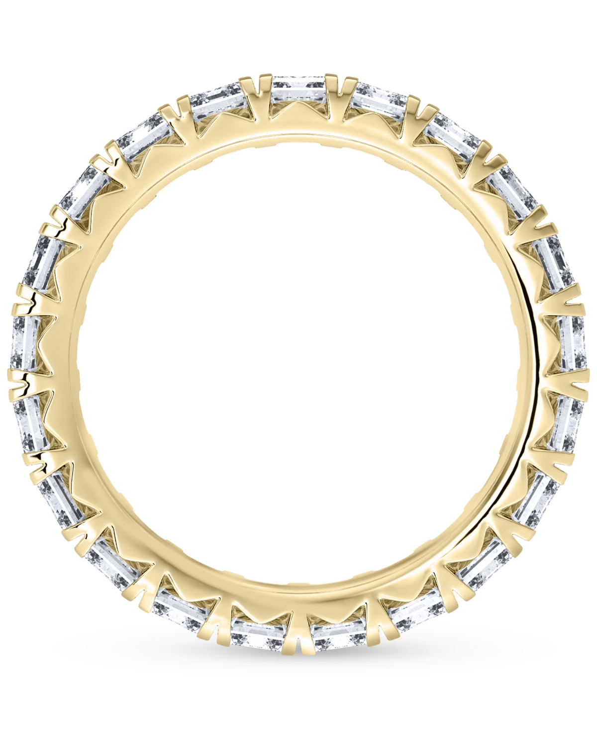 Diamond Emerald-Cut Eternity Band (5 ct. t.w.) in 14k Gold (Also in Platinum)