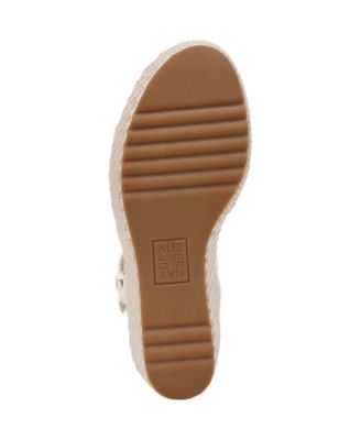 Open Round Toe Buckle Wedge Sandals