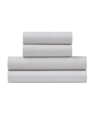 Percale Cool and Crisp 100% Cotton 4-Pc. Sheet Set, Queen