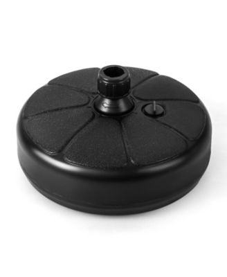 27 lbs Fillable Round Umbrella Base Stand for Yard Garden Poolside