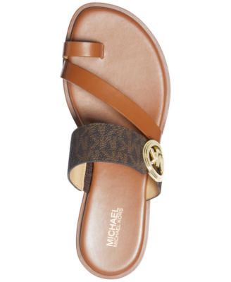 "MMK" Vera Toe-Ring Slip-On Sandals