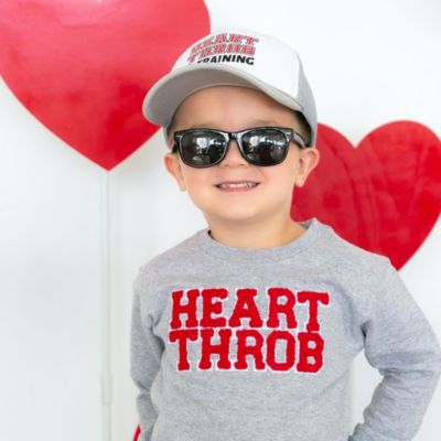 Child Boy Heart Throb in Training Valentine's Day Hat