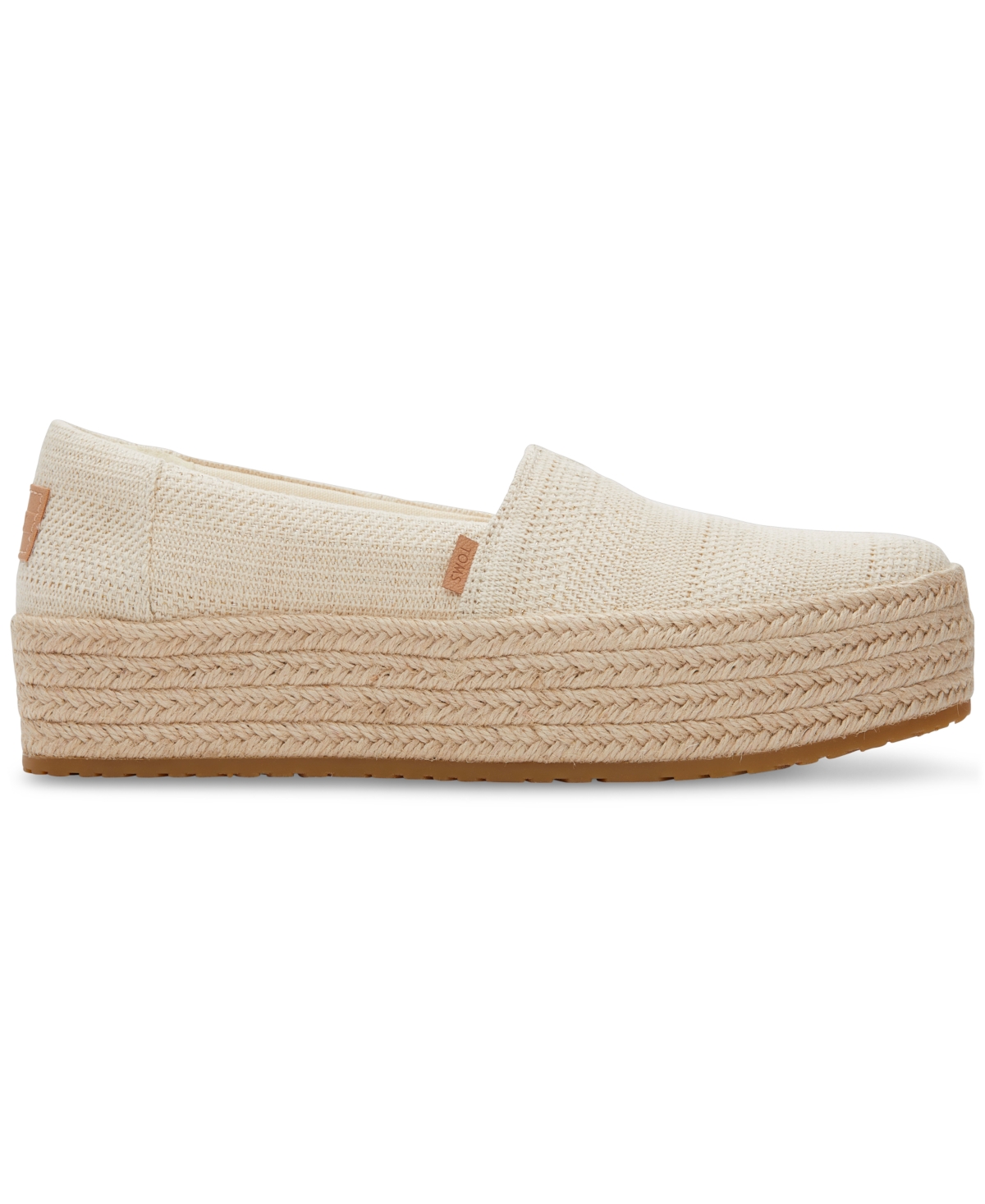 TOMS WOMEN'S VALENCIA CANVAS PLATFORM ESPADRILLES 