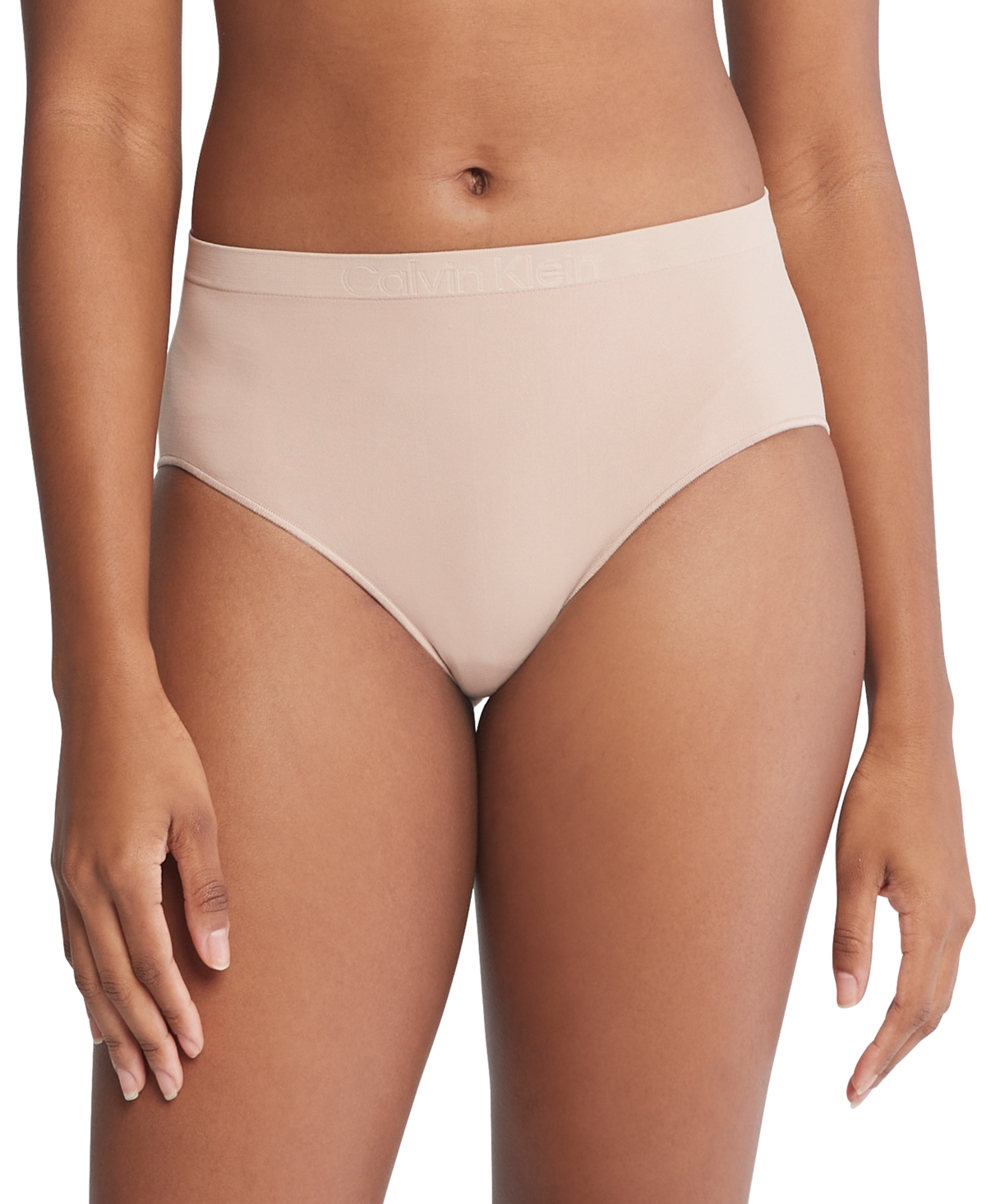 CALVIN KLEIN WOMEN'S BONDED FLEX SEAMLESS HIGH-RISE BIKINI BRIEF UNDERWEAR QD5160