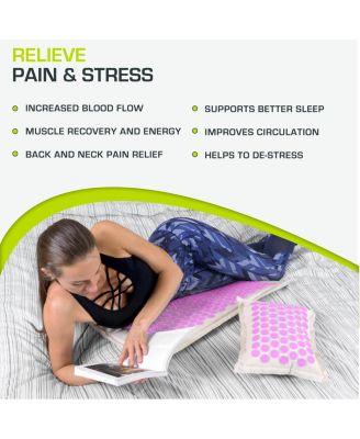 Ki Acupressure Mat, Pillow and Carrier Bag Set