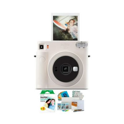 Fujifilm Instax Square 2024 SQ1 Instant Camera- Chalk White