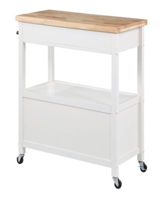 Office Star 35.25 Wood Radford Kitchen Cart