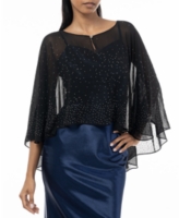 Giani Bernini Women's Studded Evening Capelet - Black
