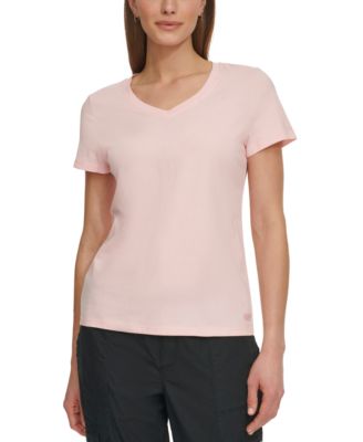 DKNY - Women's V-Neck Short-Sleeve T-Shirt