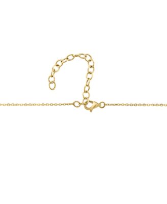 EFFY&reg; Pink Sapphire (1/3 ct. t.w.) & Ruby (3/8 ct. t.w.) Heart Ombr&eacute; Cluster Pendant Necklace in 14k Gold, 18" + 1" extender