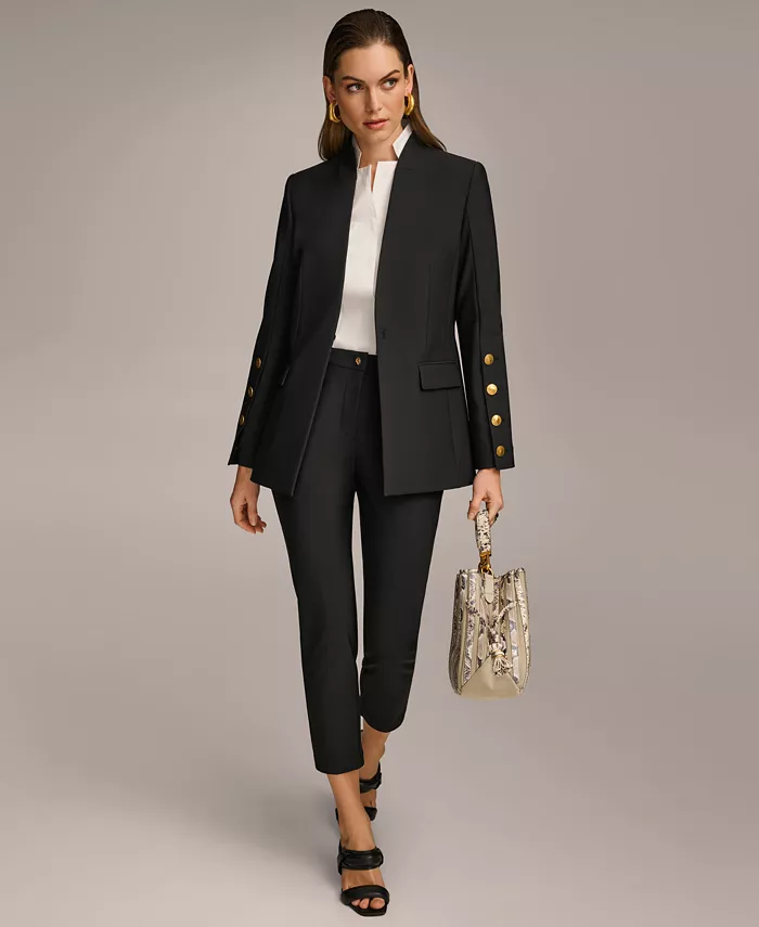 Women's Button-Sleeve Blazer - thumbnail 3