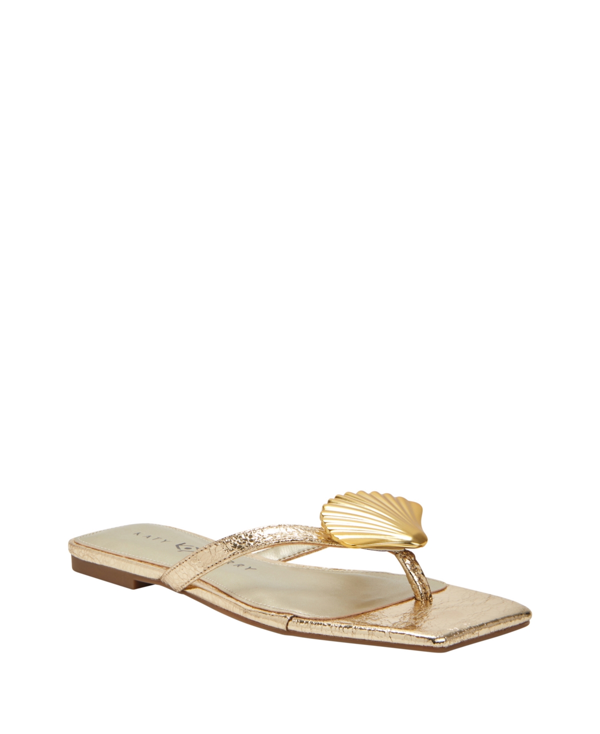 Katy Perry Women's Camie Shell Slip-on Sandals In Gold