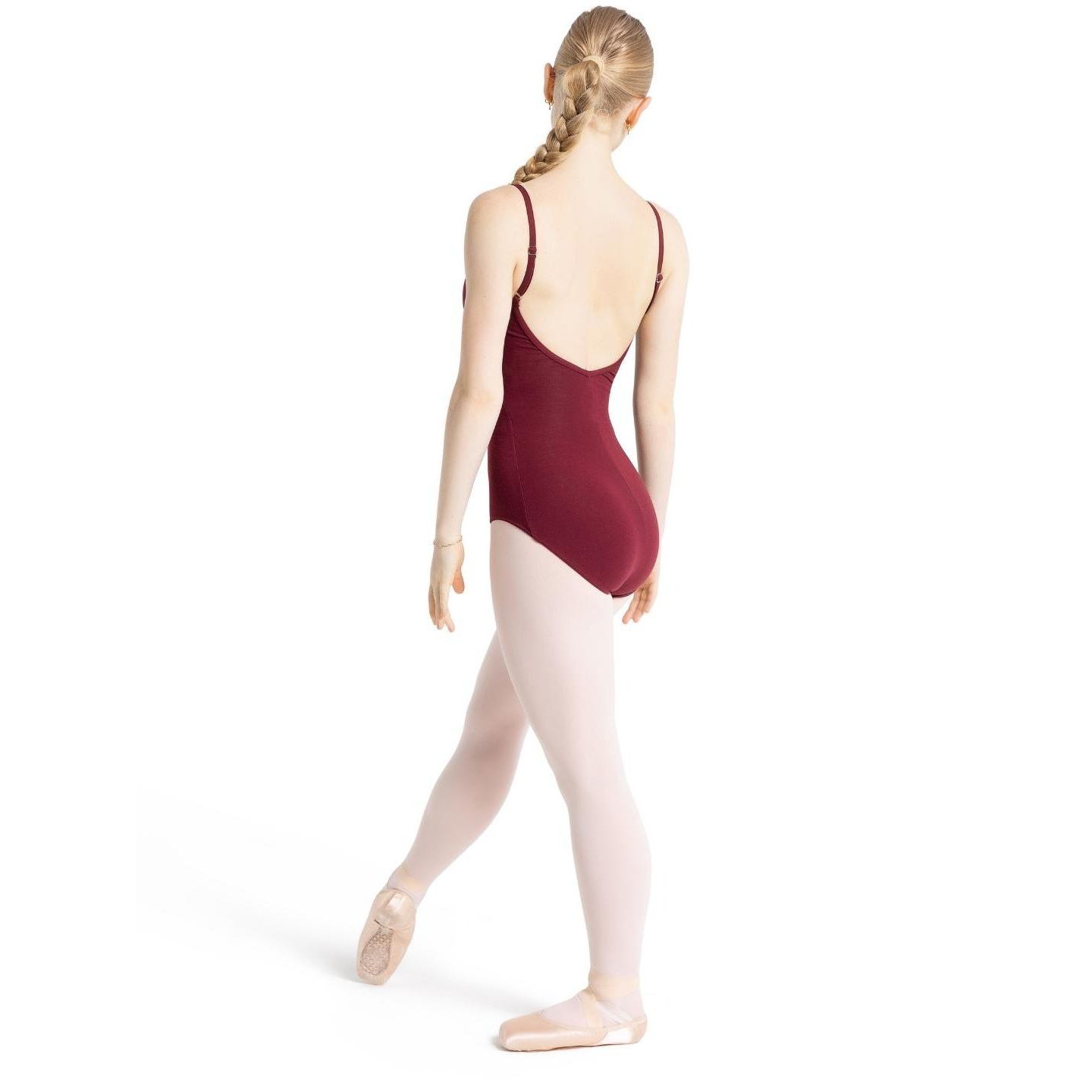 Женский топ Capezio Camisole Leotard w/ Adjustable Straps, цвет: Бордовый — фото 2