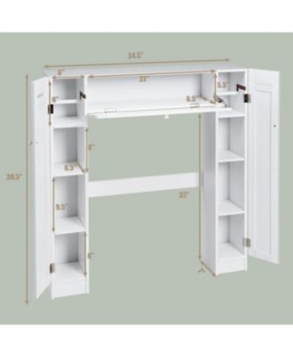 Wooden over the Toilet Storage Cabinet