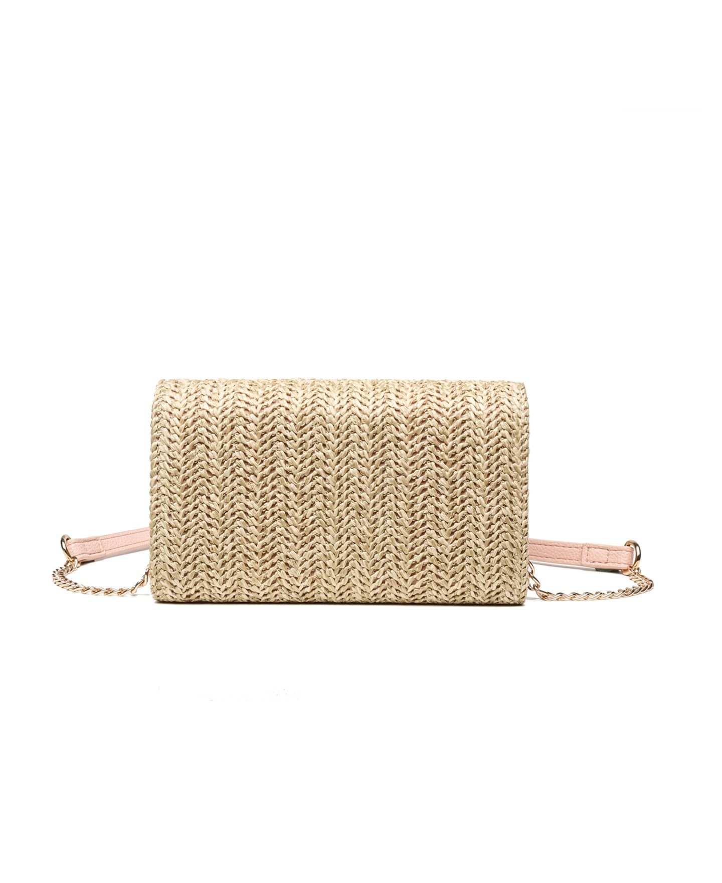 Женский кошелёк LIKE DREAMS Bonnie Straw Wallet Crossbody, цвет: Пудровый — фото 2