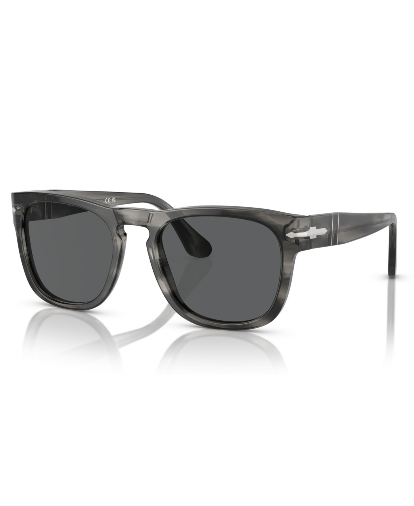 Солнцезащитные очки Persol Unisex Elio PO3333S, цвет: Полосатый серый — фото 1
