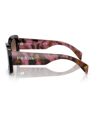 Lettering Oval Women's Sunglasses, PR A08S