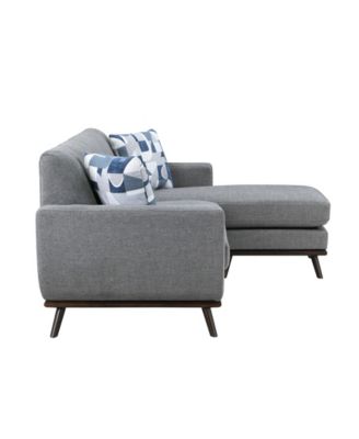 White Label Andora Reversible 87" Sofa Chaise