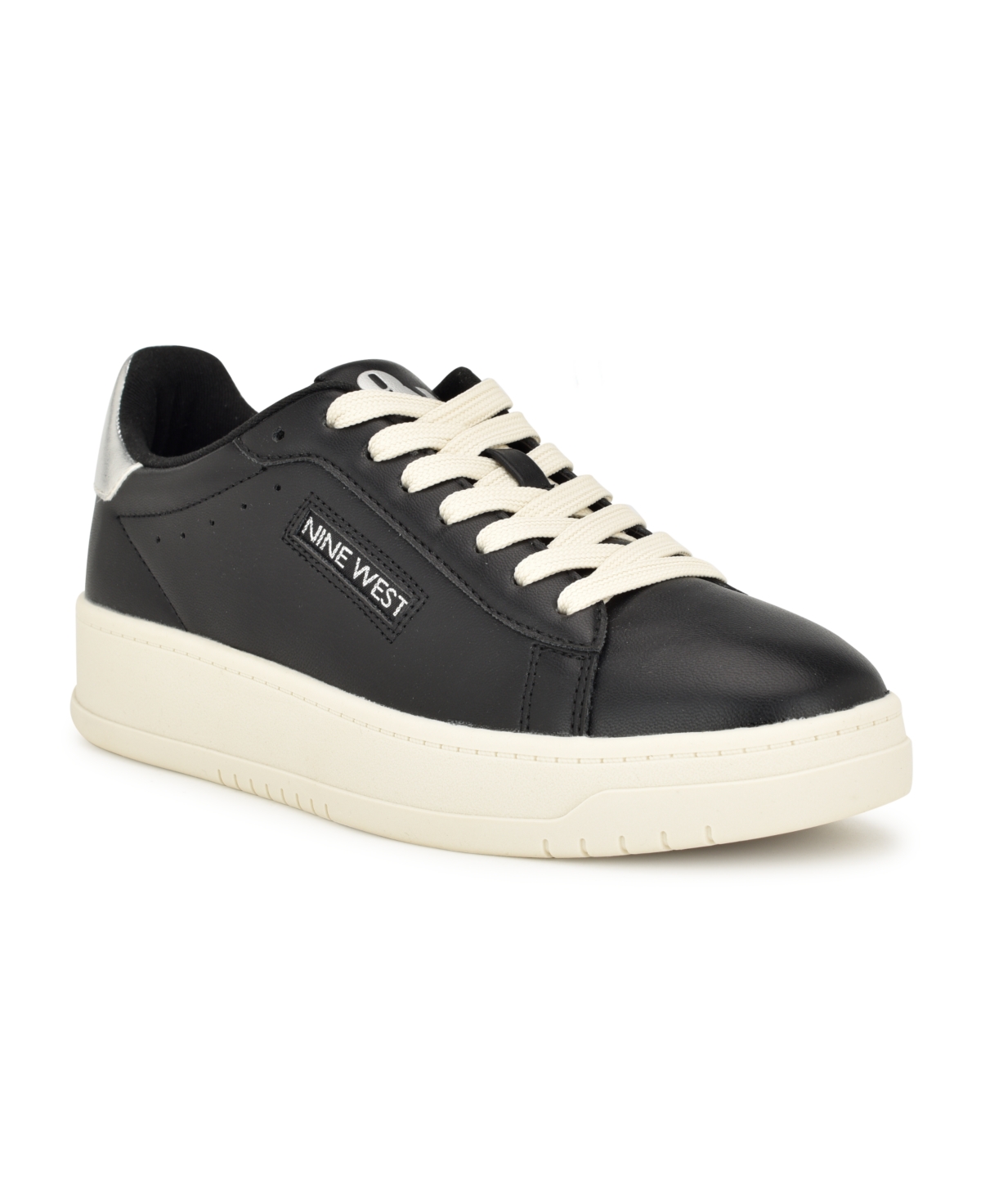 Women's Dunnit Lace-Up Round Toe Casual Sneakers - Black
