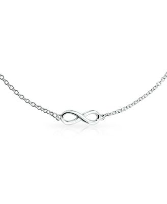 Dainty Infinity Love Knot Anklet Ankle Bracelet 14k Gold Plated Chain