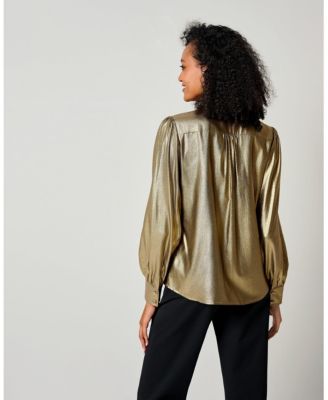 Women's Bow Tie Silk Blouse