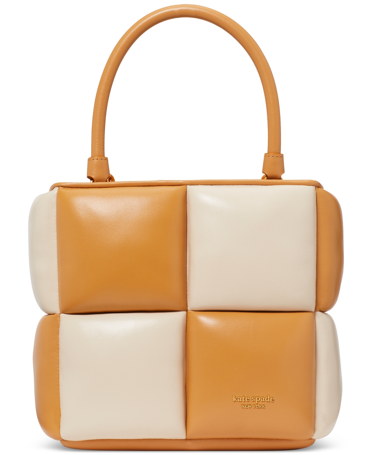 Boxxy Colorblocked Smooth Leather Tote - Bare Multi