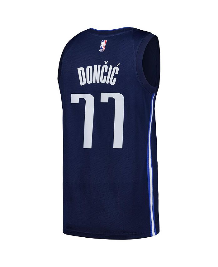 Nike Men's Luka Doncic Navy Dallas Mavericks Swingman Player Jersey ...