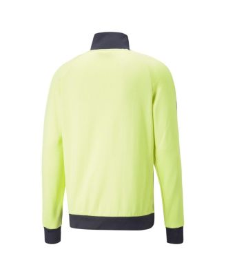 Men's Yellow Manchester City ftblHeritage T7 Raglan Full-Zip Track Jacket