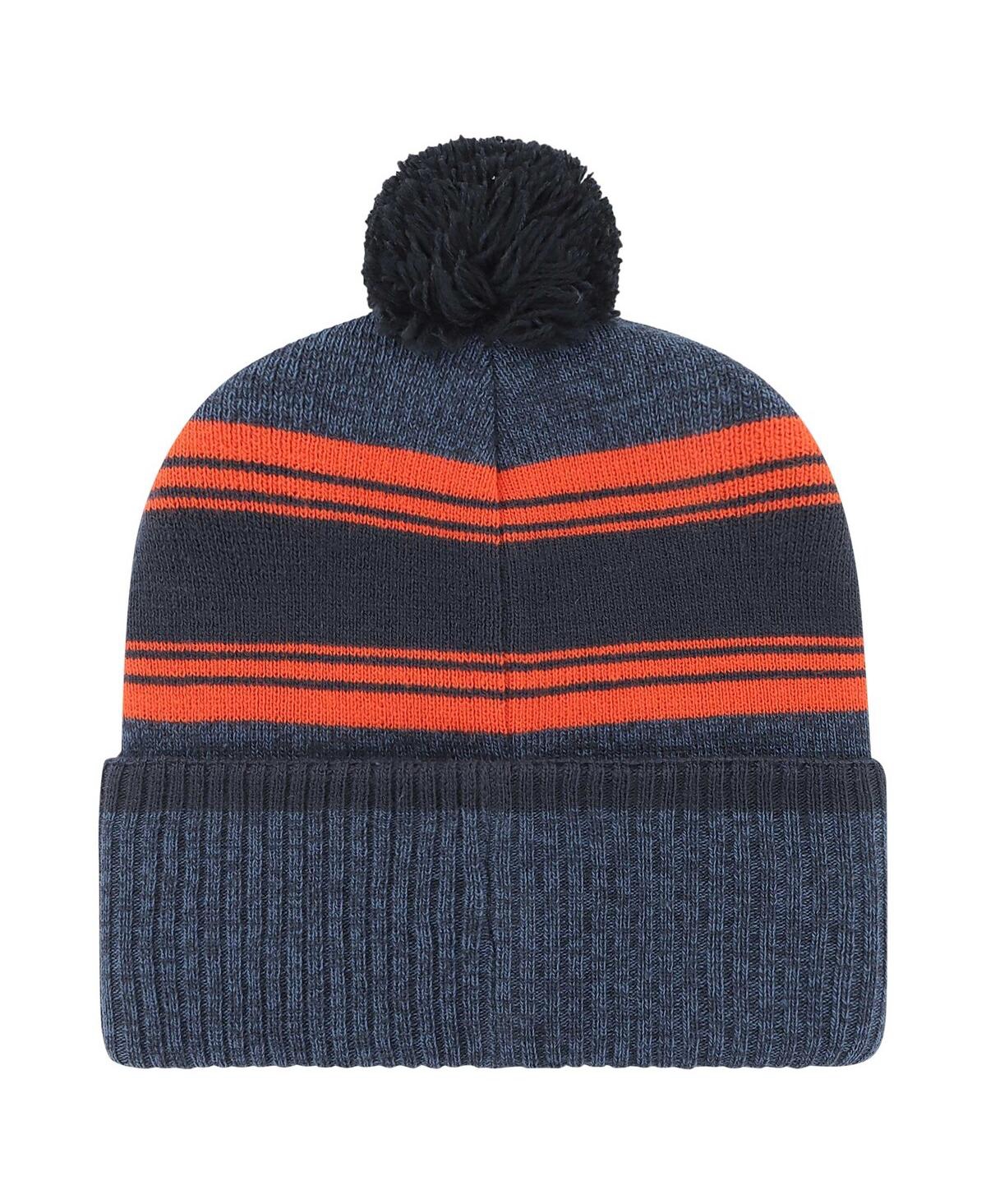 Men's '47 BrandChicago Bears Fadeout Cuffed Knit Hat with Pom - Navy