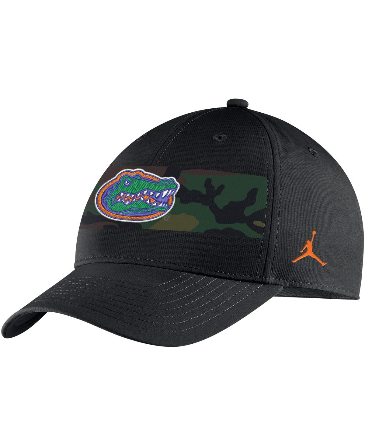 Men's Jordan Black Florida Gators Military-Inspired Pack Camo Legacy91 Adjustable Hat - Black