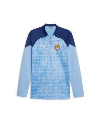 Men's Light Blue Chivas 2023/24 Quarter-Zip Fleece Top