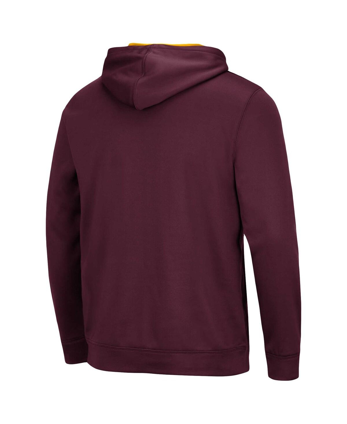Colosseum Men's  Minnesota Golden Gophers Resistance Pullover Hoodie In Maroon