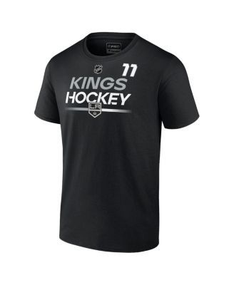 Men's Anze Kopitar Black Los Angeles Kings Authentic Pro Prime Name and Number T-shirt