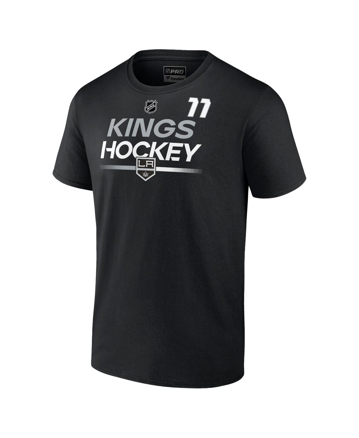 Men's Fanatics Anze KopitarLos Angeles Kings Authentic Pro Prime Name and Number T-shirt - Black