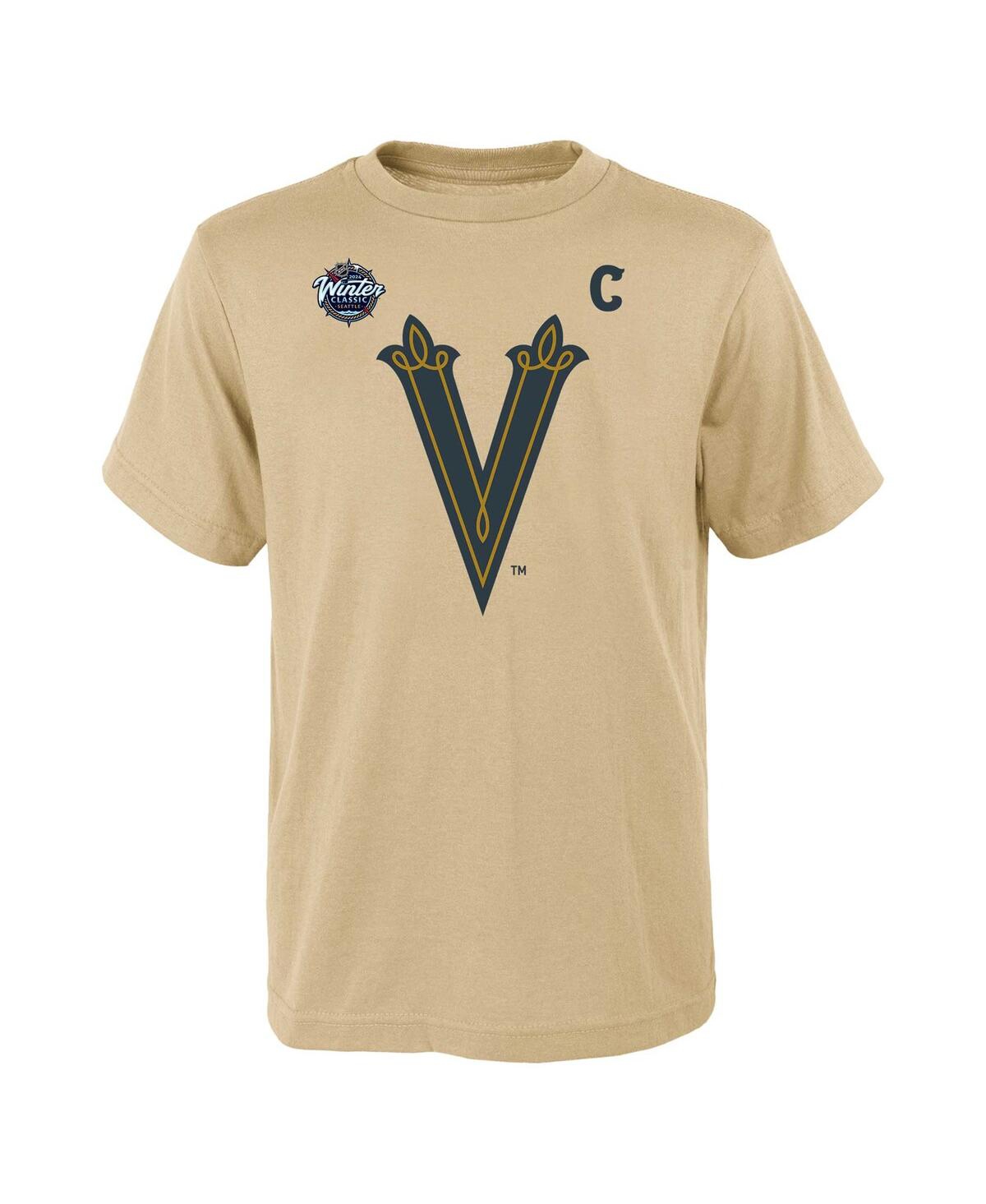 Shop Outerstuff Big Boys Mark Stone Cream Vegas Golden Knights 2024 Nhl Winter Classic Name And Number T-shirt
