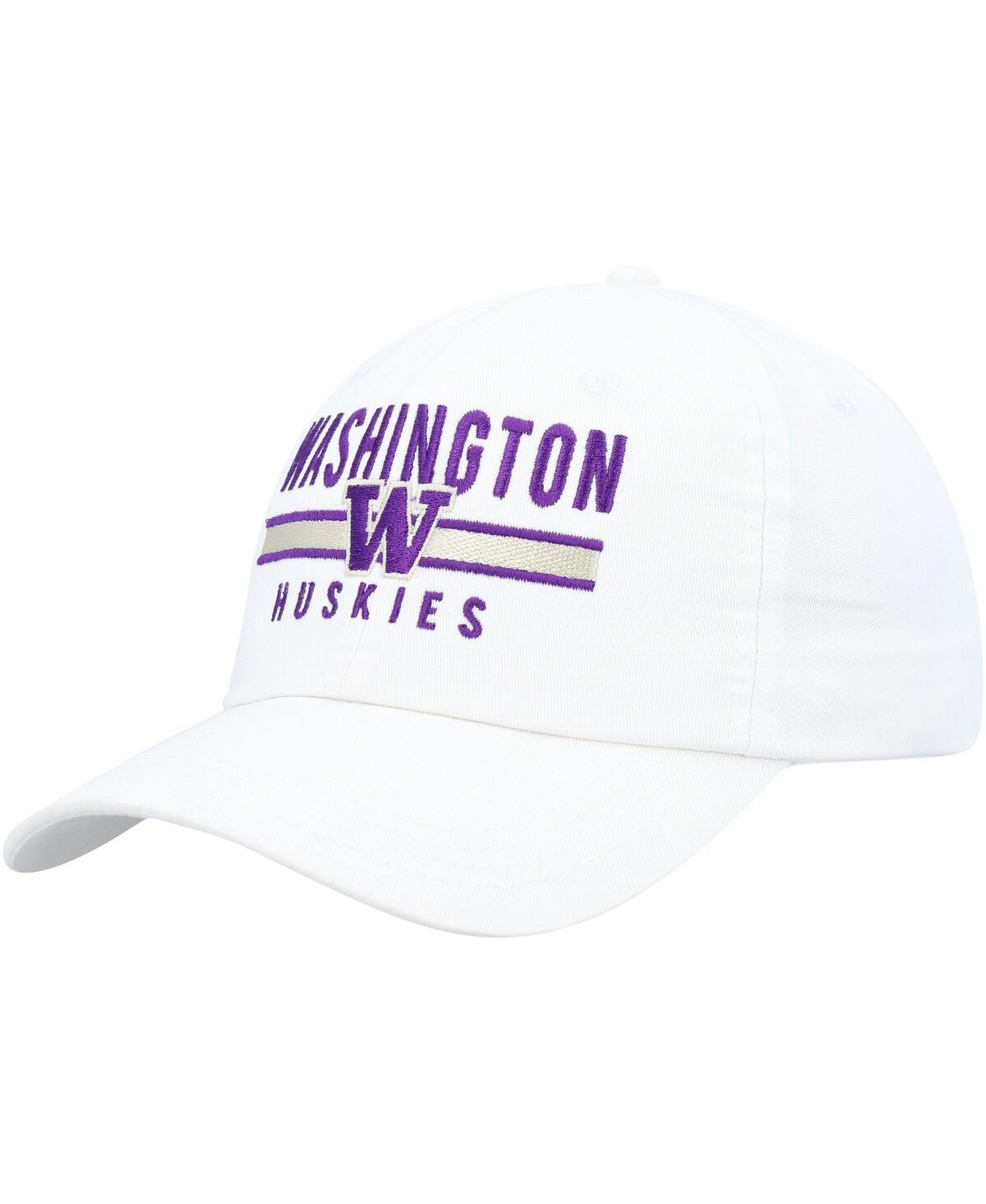 Men's Ahead White Distressed Washington Huskies Carmel Adjustable Hat - White