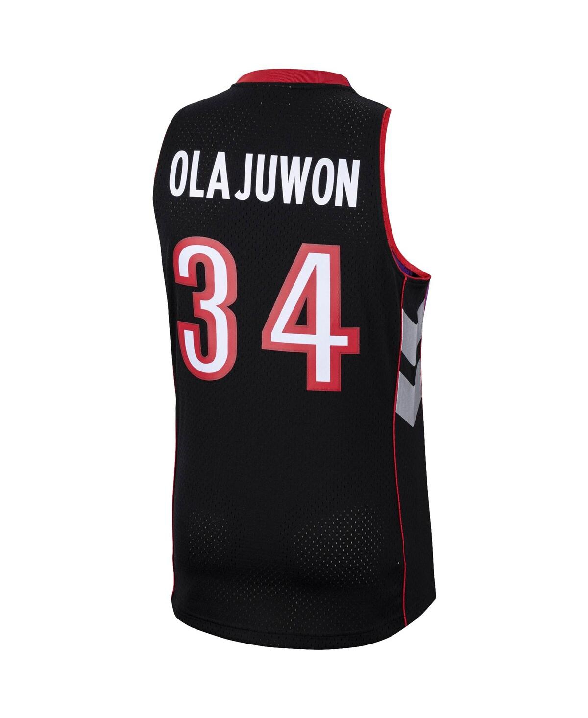 Men's Mitchell & Ness Hakeem OlajuwonToronto Raptors 2001/02 Hardwood Classics Swingman Jersey - Purple