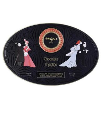 Belle Epoque Tin Box Filled with Chocolate Covered Mints