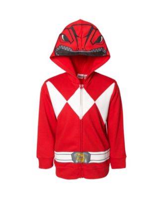 Blue Ranger Red Ranger Black Ranger Fleece Zip Up Hoodie Toddler| Child  Boys